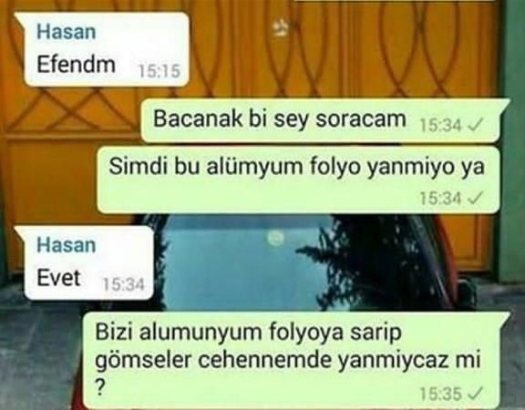 Efsane whatsapp diyaloglar