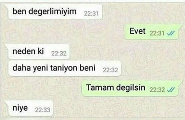 Efsane whatsapp diyaloglar