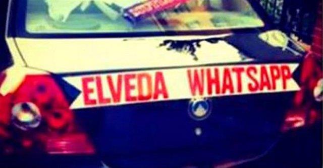 Gelin arabalarndaki ilgin yazlar