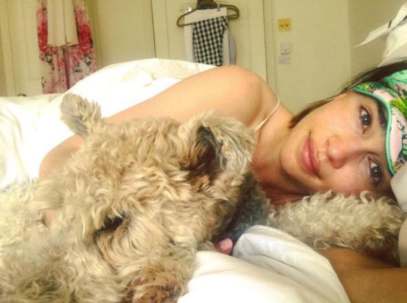 Emilia Clarke'nin sabah hali.