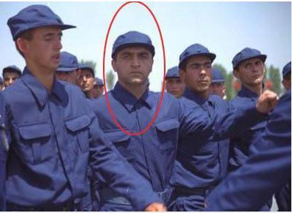 Erdoan, vatani grevini yapt Ktahya'da yemin treninde.