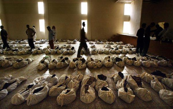 2007 ylnda yaplan aratrmalara gre Irak'ta tahmini 1.000.000 sivil yurtta hayatn kaybetmitir.