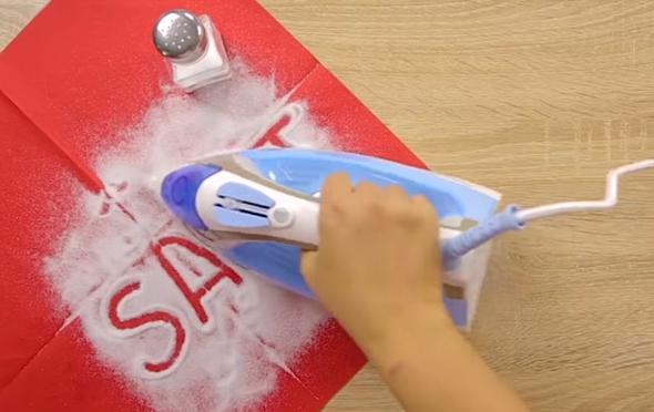 Tuzun zerinde 5 dakika boyunca t scakken ty dolatrmak. Hepsi bu, sonunda izin zerresi kalmyor!