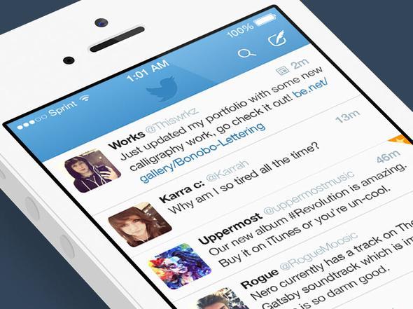 Twitter:    Milyonlarca kullancya sahip, dnyaca nl anlk mesajlama ve takip salayan sosyal a Twitter, kendi gndemi ile dnya gndemini belirleyebilen tek platform. Dolaysyla, iOS uygulamalar ierisinde de en poplerler arasnda yer alyor.