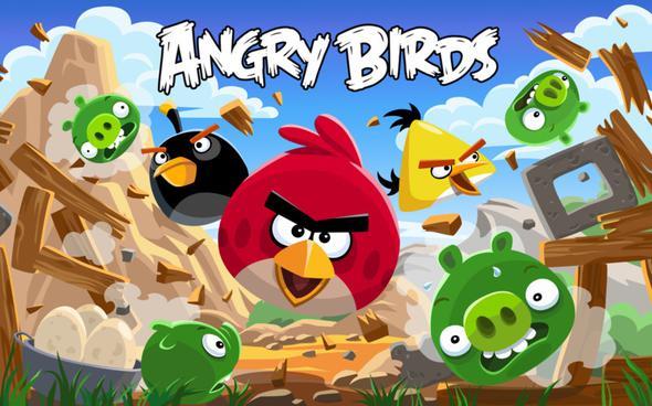Angry Birds:    iOS iin zel olarak tasarlanan ve tm dnyada mobil oyunlar arasnda kendine nemli bir yer edinen Angry Birds, bu poplaritesinin ardndan sinemaya da uyarland ve yakn zamanda vizyondaki filmler arasnda yerini ald.