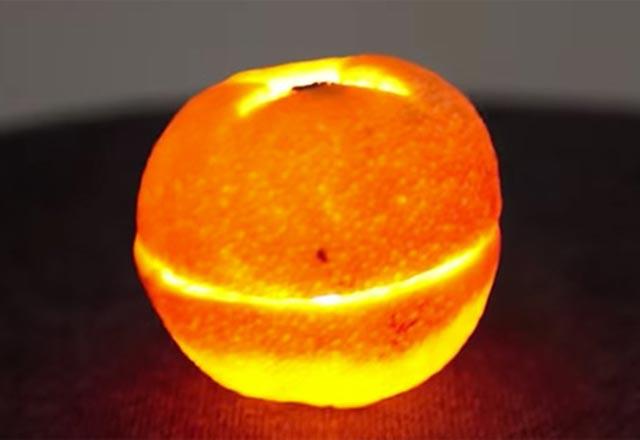 Mandalina kabuundan yapm olduunuz ev yapm organik mumunuz hazr!