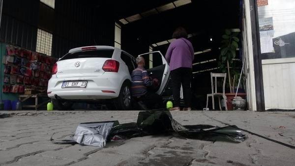 Oto cam ii ile uraan Mehmet lengiz ise film yasann esnaf da madur ettiini syledi.