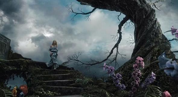 Alice Harikalar Diyarnda    Filmde olan sahne...