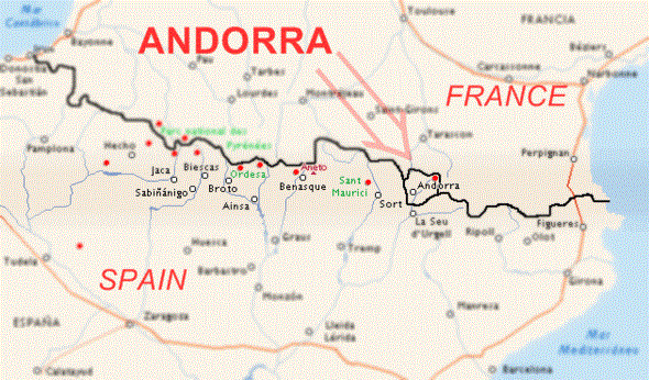 3 Haziran 1993 ylndaki antlamaya gre gerekli durumda lkenin askeri ynden korunmas spanya ve Fransa tarafndan salanyor.