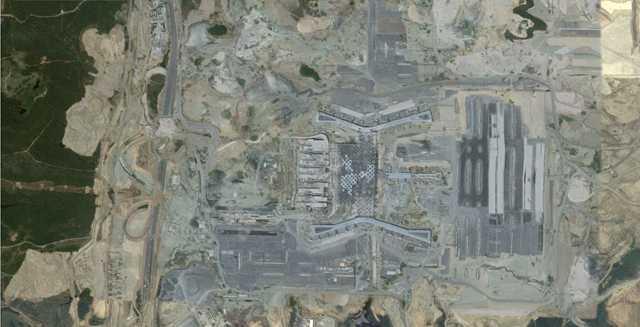 Trkiye&#8217;nin en nemli projelerinden olan stanbul&#8217;un 3. Havalimannn inaat almalarnn ilerleme sreci uzaydan ekilen grntlerde kaydedildi.