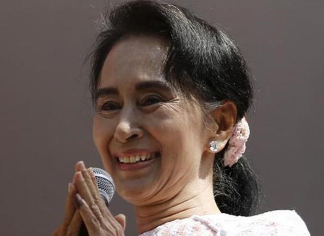 Myanmar Dileri Bakan ve Devlet Bakanlndan Sorumlu Devlet Bakan Aung San Suu ii, 1991'de "demokrasi ve insan haklar iin iddeti reddeden mcadelesi" nedeniyle bar dlne layk bulunmutu.