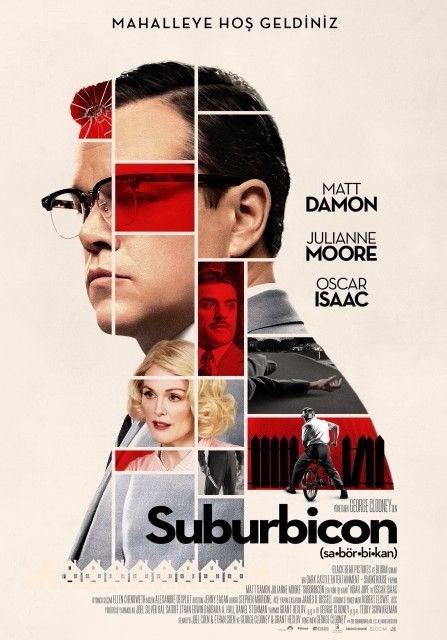 "Suburbicon"<p>      Senaryosunun Joel ve Ethan Coen'in elinden kt belli olan haftann merak edilen filmi "Suburbicon"u George Clooney ynetiyor. Oyuncular nce bir yapm irketi kuruyor sonra o irketten kard filmi ynetiyor. Daha ok para kazanmann tesinde sadece oyunculukla yetinmek istememek yatyor bu hareketin altnda bence. Cennetten bir ke gibi grnen scack mahallenin bir cinayetle deien ehresi ya da hep saklanan srlarn ortaya k diyebiliriz filmin konusu iin. Matt Damon bence dier rollerinden farkl olarak ok daha baarl. Julianne Moore biraz geri planda kalsa da roln konuturmay baaryor. Bol dll Alexandre Desplat filmin mziklerine yle gzel bir imza atm ki! zlemeseniz de dinleyin derim.