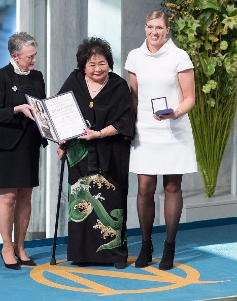 Setsuko Thurlow ve Beatrice Fihn