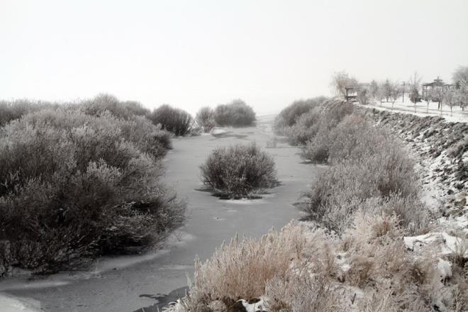 Ardahan'n Gle ilesine bal Yavuzlar ky, sfrn atlnda 26.3 derece ile Trkiye'nin en souk yerleim birimi oldu.