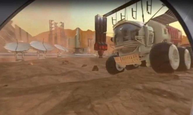 Mars'a kurulacak kentten yeni kareler