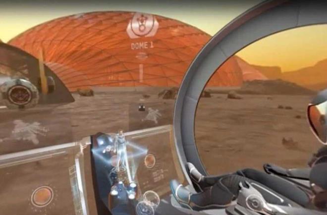 Mars'a kurulacak kentten yeni kareler