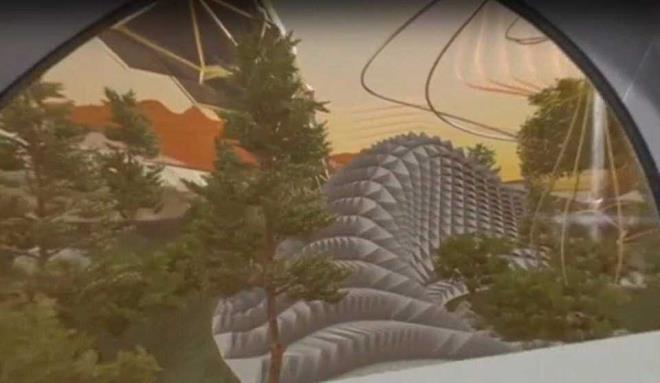 Mars'a kurulacak kentten yeni kareler