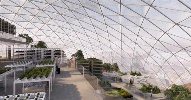 Mars'a kurulacak kentten yeni kareler