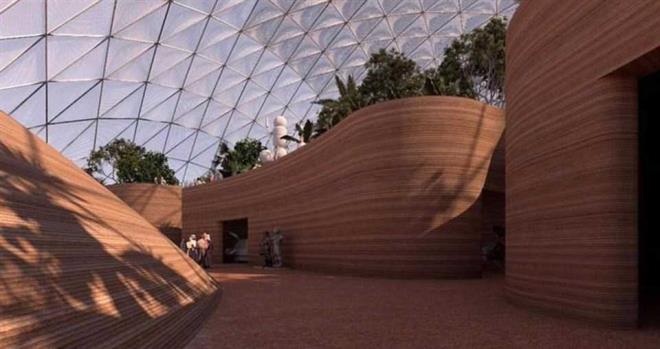 Mars'a kurulacak kentten yeni kareler