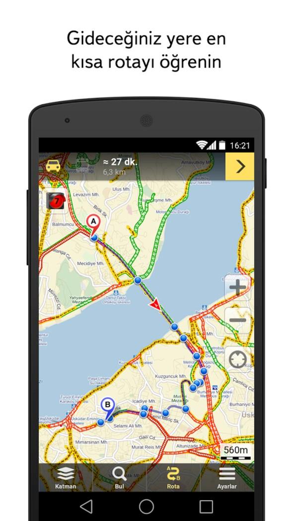 Google Maps   Haritalar uygulamasnda gezinmek de pilin azalmasna neden oluyor.