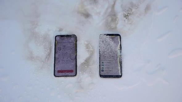 Sndrme ileminin ardndan telefonlar bu hale geliyor.