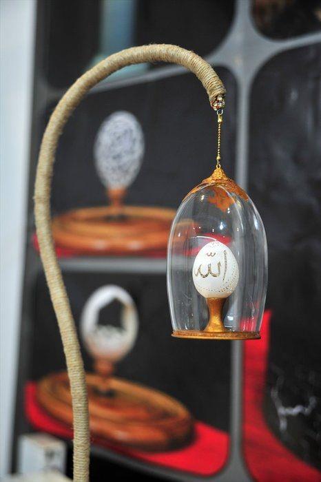 Yumurta kabuundan inanlmaz sanat