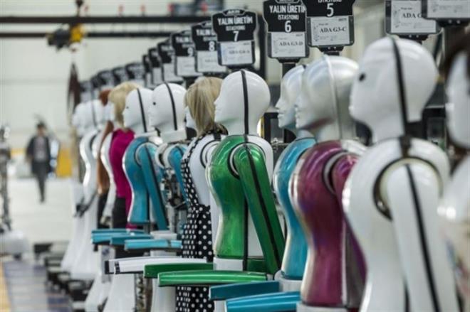 Trkiye'nin ilk robot fabrikas