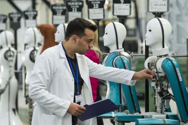 Trkiye'nin ilk robot fabrikas