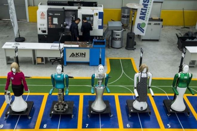 Trkiye'nin ilk robot fabrikas
