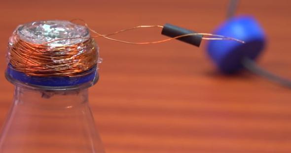 imdi de telle bulduumuz ses kablosunu bir araya getiriyoruz.