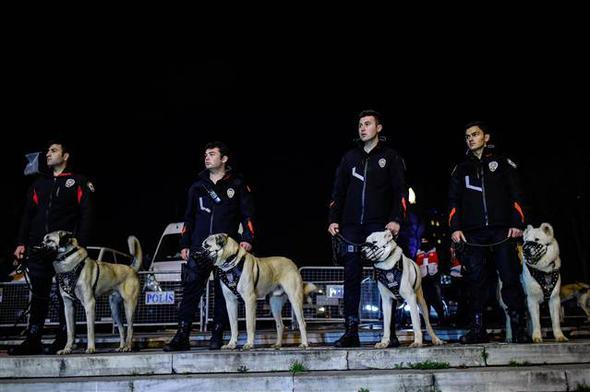 Taksim Meydan'nda youn gvenlik nlemleri alnd