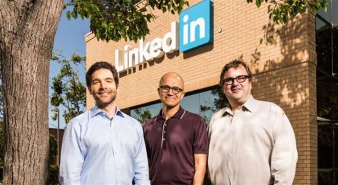 3. Linkedin: Satn Alan: Microsoft - Tarihi: 2016 - Deeri: 26.2 Milyar Dolar
