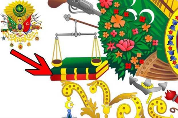 (stte) Kuran- Kerim. (Altta) Kanunnameler.