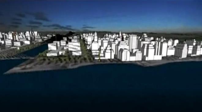 kartlan topraklar, byk bir havaliman ve liman yapmnda kullanlacak, ta ocaklarnn ve kapatlan madenlerin doldurulmas iin yararlanlacak. Projenin maliyetinin 10 milyar dolarn zerinde olabilecei belirtiliyor.