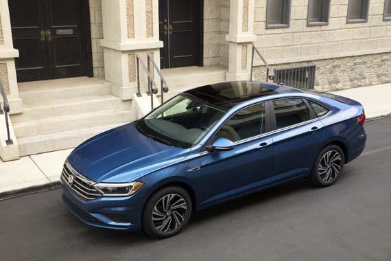 2019 model Volkswagen Jetta&#8217;nn balang fiyat 18545 dolar.
