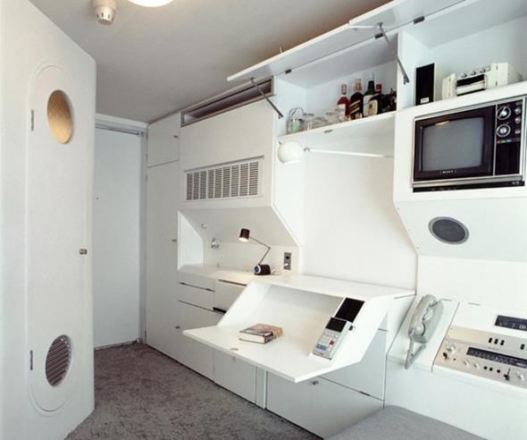 Bina srdrlebilir ve geri dntrlebilir mimari iin bir prototip olarak gsteriliyor.