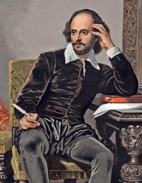 WILLIAM SHAKESPEARE    <br>ngiliz oyun yazar Shakespare, Romeo ve Juliet, Sen Aydnlatrsn Geceyi ve daha pek ok eser kaleme alan yazar listede ilk srada.