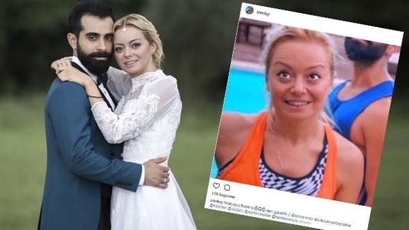 arkc Gkhan Trkmen'in 2014 ylnda nikah masasna oturduu ei Sinem Aksoy, makyajsz fotorafn Instagram'da takipileri ile paylat.