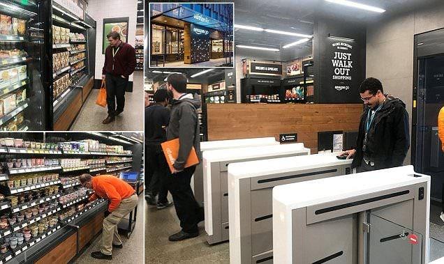 ABD'li internet alveri devi Amazon, ABD'nin Seattle kentinde kasasz gda marketi sistemini hayata geirdi.