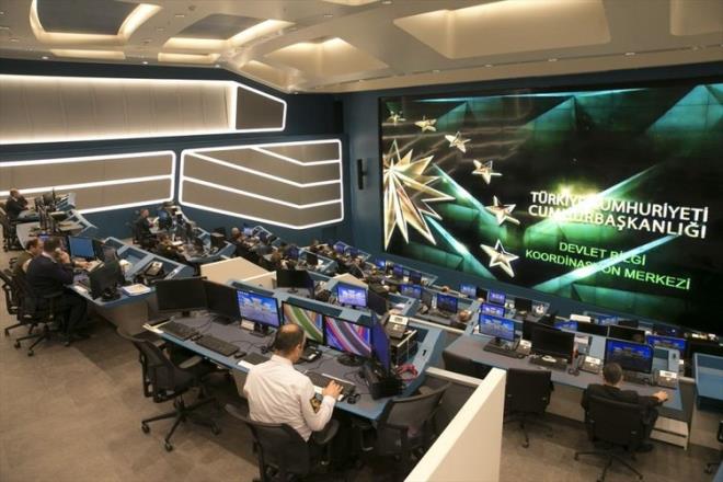 DNYANIN GL LKELERNDE VAR    Dnyann gl lkelerinde de benzer yaplarn bulunduu biliniyor. Devlet Bilgi Koordinasyon Merkezinde yrtlen faaliyetlerle, Trkiye'de ve dnyada meydana gelen siyasi, ekonomik, askeri, salk, gvenlik ve benzeri alanlara ilikin tm gelimelerin "srekli izlenmesi", "analiz edilmesi" ve "deerlendirilmesi" planland.