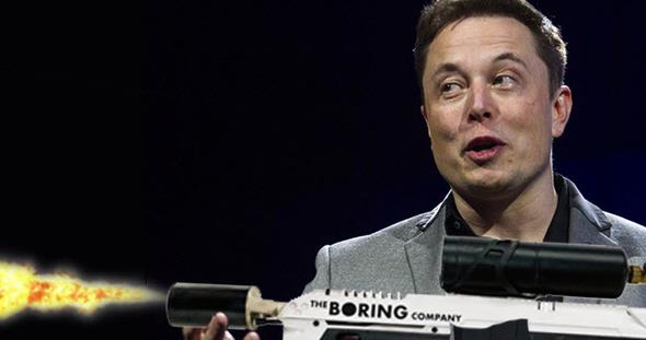 nl giriimci Elon Musk, yine ilgin bir rnle internet dnyasnn en ok konuulan ismi olmay baard. The Boring Company isimli irketine fon salamak iin alev silah satna balayan Musk silahlarn tketti.