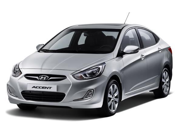 10- Hyundai Accent Blue