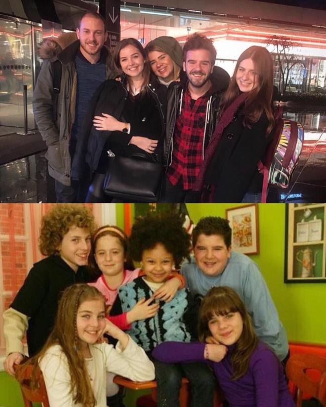 2003 ylnda ekranlara gelen Sihirli Annem dizinin ouk oyuncular byd.    Getiimiz gnlerde buluan oyuncular hatra fotoraf ektirdi.     (Fotoraf soldan saa: Michele Cedolin, Gizem Gven, Damla Ersuba, Bura zmldr, Zeynep zkaya)