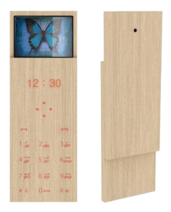 Ama aslnda bu kayan kapakl, MP3 alarl, dijtail fotoraf makinesi olan modern bir telefon...