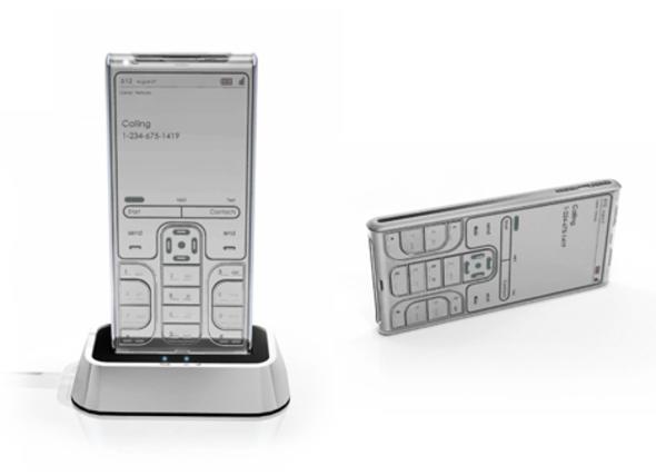 E-ink Phone  <br>  E-ink Phone'un tasarmcs Anthony Reed, telefonda sadece gri tonlar kullanm.