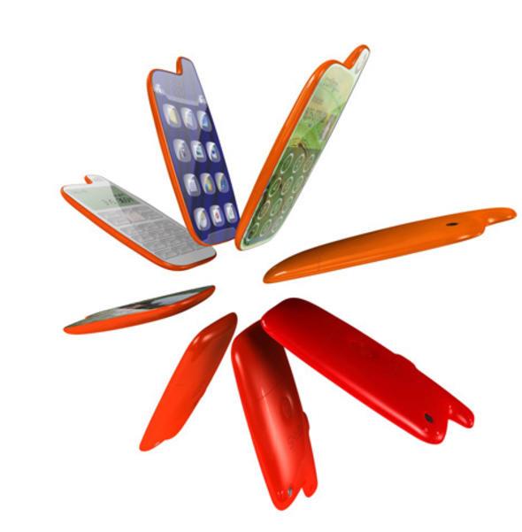 Mimique  <br>  Avrupal tasarmclar tarafndan anten blgesi dahil n yzdeki her alan dokunmatik olan Google'n Android iletim sistemi iin tasarlanm bir telefon.