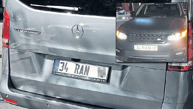 &#8216;RAN&#8217; Caner Erkin&#8217;in 3.5 aylk ei oyuncu kran Oval&#8217;nn adnn ikinci hecesi. Erkin'in plakas 'RAN' olan bir otomobili daha var.