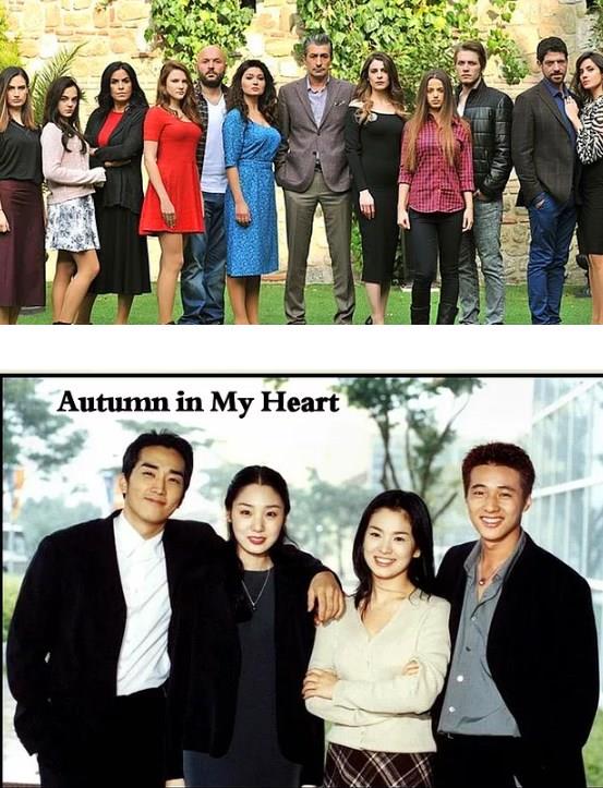 <p><b>7-Parampara - Autumn In My Heart</b></p>  </p>  <p>  Parampara dizisinin orijinali olduka eskiye, 2000 ylna dayanyor. Dizi birebir uyarlanmam nk orijinalinde ok edici detaylar var. Diziyi takip edenler iin rnek verelim; eer dizi birebir uyarlansayd z ailelerini bulduktan sonra yer deitiren kzlardan Cansu Amerika'ya gidecek ve dnte birlikte byd ama z abisi olmayan Ozan'a ak olacakt.</p>