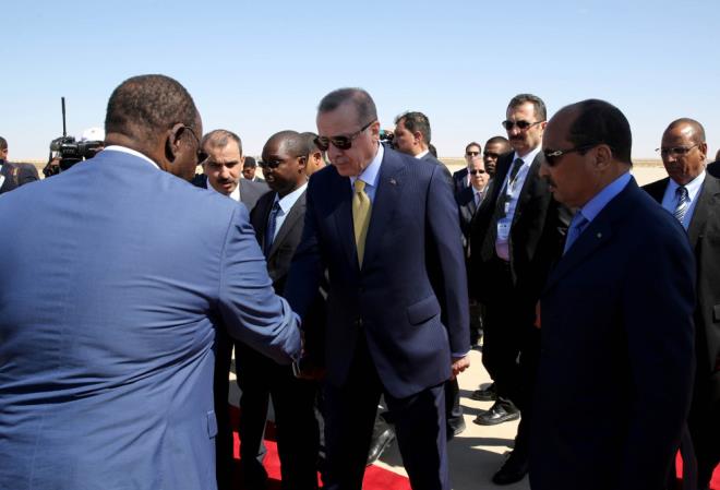 Cumhurbakan Erdoan'n Moritanya ziyareti, lkeye Trkiye'den "cumhurbakanl" dzeyinde gerekletirilen ilk resmi ziyaret olma zellii tayor.