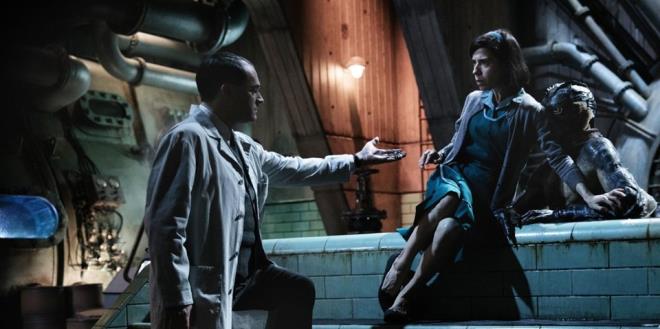The Shape of Water  <br>    FLMN KADROSU<br>    Katld tm festivalden dllrme dnen Guillermo del Toro'nun ynetmenliini stlendii filmin oyuncu kadrosunda Sally Hawkins, (Elisa Esposito) Michael Shannon (Richard Strickland) Richard Jenkins (Giles) Octavia Spencer (Zelda Fuller) Michael Stuhlbarg (Dr. Robert Hoffstetler)  Doug Jones (Amphibian Man) gibi isimler yer alyor.